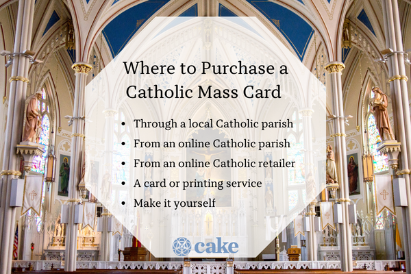 Where to purchase a catholic mass card